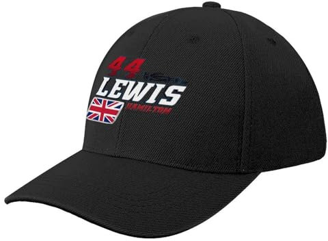 LXCUDXZ Baseball Kappe #44 Lewis Hamilton – Rennstar Baseball Cap Rave Hats Baseball Cap Man Caps Damen Strandmode Herren Party Geschenk