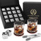 Geschenke für Männer - Eiswürfel Edelstahl Wiederverwendbare Metall Whisky Steine für Jahrestag Und Geburtstag Personalisierte Geschenk für Ihn Ehemann Mann Papa Freund (16Stück Eiswürfel)