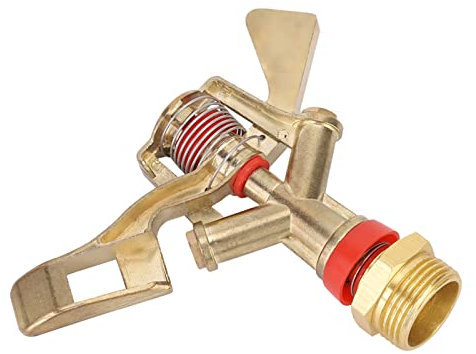 Arroseur de Pelouse à Bras Oscillant de Jardin, Buse à Filetage Externe de 25mm, Buse d'arrosage à Filetage Mâle de 25mm, Bras à Bascule en Alliage de Zinc, Pulvérisation