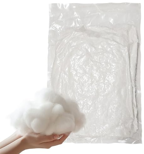 Jtnohx Guata De Relleno, Relleno para Cojines,Guata De Material De Llene 100g - para Bolsas De Frijoles, Manualidades Y Cojines