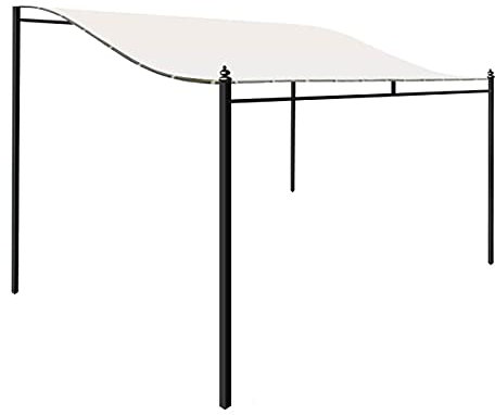 Reemplazo de techo toldo impermeable al aire libre para Gazebo estilo moderno pérgola Pabellón para jardín Gazebo 3 x 2.6 m (sin soporte)