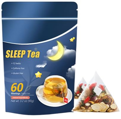Tisana For Dormire Alle Erbe, Supporto For Il Rilassamento E Il Sonno, Bustine Di Tè Calmanti Naturali(1PC)