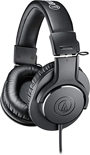 Audio-Technica ATH-M20X Auriculares Auriculares Profesionales de Monitoraje Negro