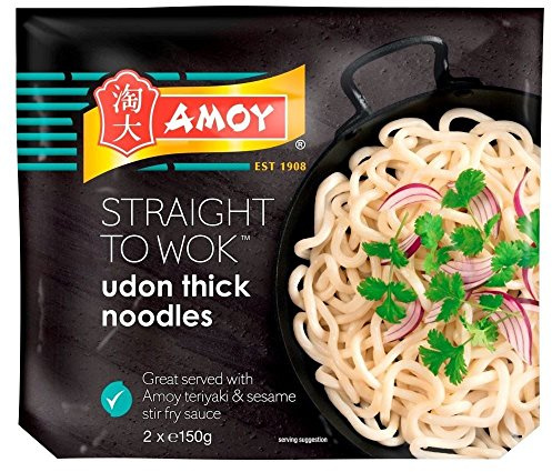 Amoy Dritto Al Wok Noodles Udon Spessore (2 Per Confezione - 300g) (Confezione da 2)