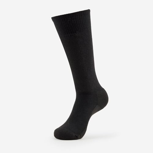 Thorlos Women's Skx Max Cushion Ski Over The Calf Socks, Black Diamond, Large