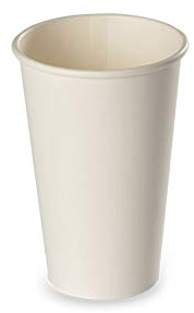 Générique 50 GOBELETS CARTON RECYCLABLE 35CL BLANC