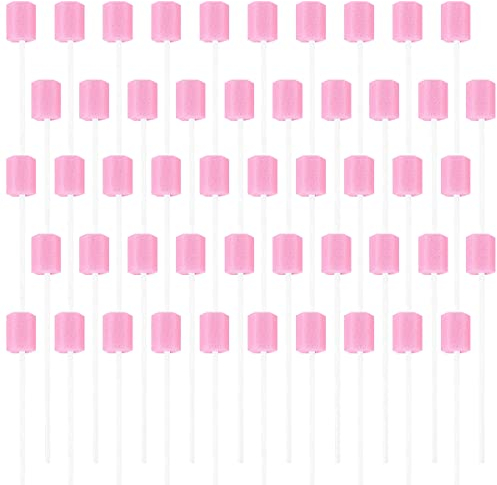 100 Pezzi Tamponi Orali Tamponi di Cotone,Igiene orale Bastoncini,Tamponi Orali Bastoncini,per L'igiene Orale Quotidiana e le Esigenze Domestiche di Adulti,Bambini o Animali Domestici (Rosa)