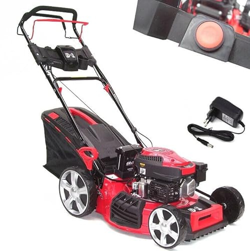 Benzin Rasenmäher 51cm E-Start Mäher Rad-Antrieb Akku Elektrostart 55828 AWZ