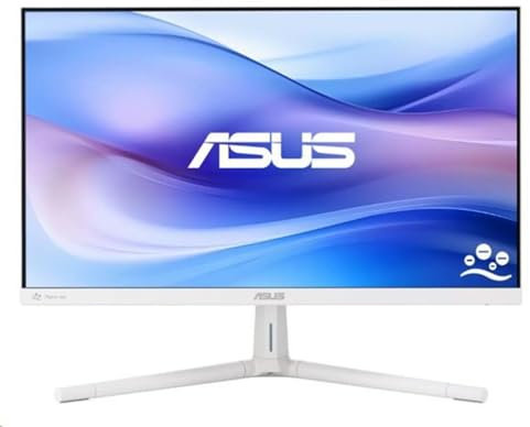 ASUS Eye Care VU249HFI-W - 24 Zoll Full HD Monitor - 100 Hz, 1ms MPRT, GreenProduct, Epeat Gold, Adaptive-Sync - IPS Panel, Vesa 75x75, 16:9, 1920x1080, HDMI, ergonomisch, weiß