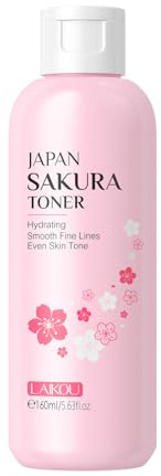 BSMKCL Hydrating Cherry Blossom Serum Tonierwasser für Trockene Haut - Glückssträhnen für feine Linien und strahlendes Glanz (160ml/5.63fl.oz)