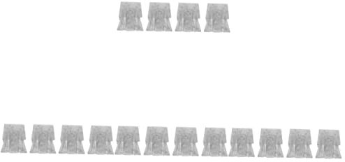 DIYEAH Herramienta De Martillo De Cuña Práctica Cuñas De Herramientas Al Aire Libre Cuña Divisoria Con Mango De Martillo Cuña De Martillo Planchar Plata 4 Piezas X 4