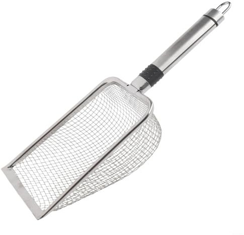 Efficiente setaccio in acciaio inox per attività da giardino, 4 maglie di dimensioni per varie esigenze di setacciatura (3,8 mm)