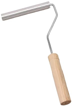 RoaQinFo Rodillo de Fibra de Vidrio para Eliminar Burbujas, Herramienta Manual, Rodillo para Burbujas, Kit de Rodillo de Pintura para Laminación para Reparació, 25mm x 150mm