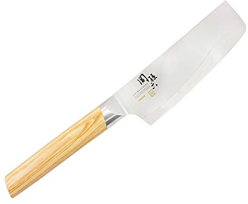 Kai KAI AE5257 Seki Magoroku Nakiri Kitchen Knife, 6.5 inches (165 mm), 10000CL, Made in Japan