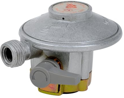 DIPRA - Détendeur Quick-On Gaz Propane Diamètre 20 mm - Débit 1-5 kg/h - Pression 37 mbar - Sortie M 20/150 - Certifié NF - Compatible ELFI - MALICE - TWINY - CALYPSO - CLAIRGAZ