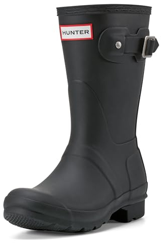 Hunter Women's Original Short Rain Boots, Black, 9