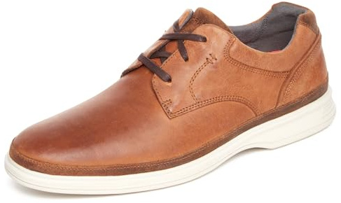 Rockport Men's DresSports 2 Go Plain Toe Shoe, new caramel, 15 M US