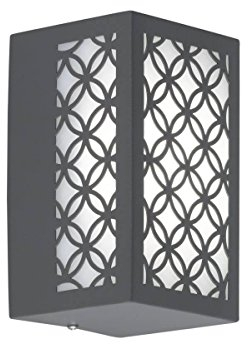 WOFI 4101.01.88.7003 A+, Außenwandleuchten, Metall, 7 watts, Integriert, Edelstahl gebürstet Roh, 8.5 x 9 x 15 cm