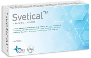 Svetical | Integratore che aiuta a prevenire la formazione e facilita l'espulsione dei Calcoli Renali | Con Spaccapietra, Mannosio e Cranberry | 30 Cpr