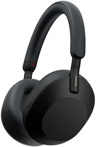 Sony WH-1000XM5 Noise Cancelling Wireless Headphones - 30 hours battery life - Over-ear style - Optimised for Alexa and the Google Assistant - with built-in mic for phone calls - Black (Renewed)