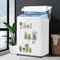 Odot Flowers Washing Machine Cover Top Load Waterproof Dustproof Washer Machine Dryer Protector Sunscreen Washer Dryer Cover for Most Top Load Washer Dryer (Cactus,XL(8.5-12kg))