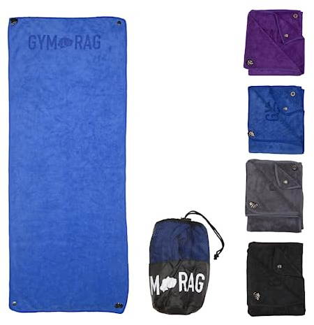 GYM RAG Microfibre Sports Towels Gym Towels Sweat Workout Towel Quick Dry Super Absorbent For Fitness Yoga Men Women 35cm x 90cm (Blue)
