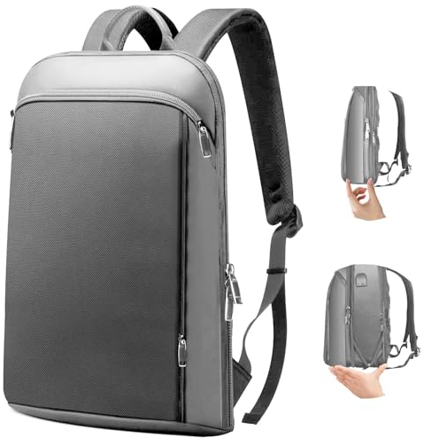 ZINZ Schlanker und Erweiterbarer 15 15,6 16 Laptop Rucksack, Diebstahlschutz, Business Reise Notebook Tasche, Mehrzweck-Tagesrucksack mit großem Fassungsvermögen für Männer und Frauen,LG02Y01