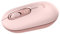 Logitech POP Mouse, kompakte und mobile kabellose Bluetooth-Maus mit programmierbaren Tasten und leisen Klicks, Easy-Switch für einfaches Umschalten bis zu 3 Geräten, Notebook, Tablet, PC - Rosa