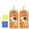 2 Stück Floor Cleaner, 100 Ml Bodenreiniger, Holzboden Reiniger, Fliesenreiniger, Vinylboden Marmor Reiniger, Schnelle Dekontamination, Polieren Und Aufhellen