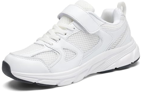 KKTOTO Boys Girls Trainers Kids School Shoes Breathable Mesh Lightweight Non-Slip Running Sneakers