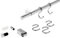 Küchen-Relingsystem Linero K 16 Set-2 Chrom Matt