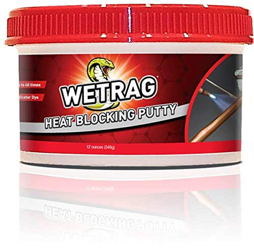 Refrigeration Technologies RT400P Viper Wetrag Heat Blocking Putty Jar (1), 12 oz.