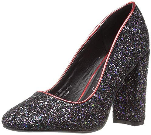 Penny Loves Kenny Women's Ritz Pump, Red Glitter, 7.5 UK
