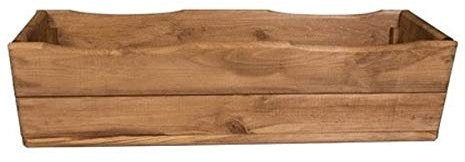 KENA D-8 Garden - Fioriera in legno di alta qualità, lunghezza 44/64 cm (lunghezza 64 cm, rovere)