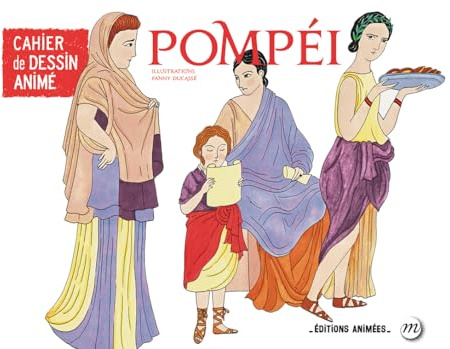 cahier de dessin animé - Pompéi