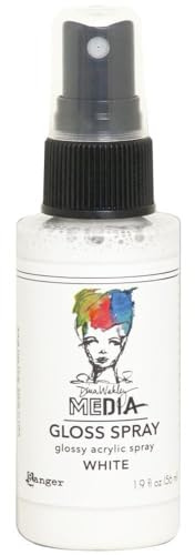 Ranger Dina Wakley Media DW GLOSS SPRAYS WHITE 2oz, 1.9 Fl Oz (Pack of 1)