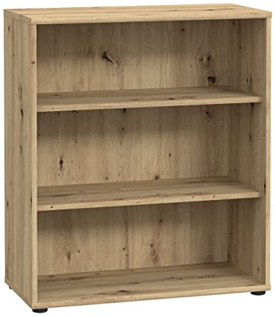 FORTE TEMPRA 2 Regal mit 2 Einlegeböden, Holzwerkstoff, Artisan Eiche Dekor, (B x H x T) 73,7 x 85,5 x 34,8 cm