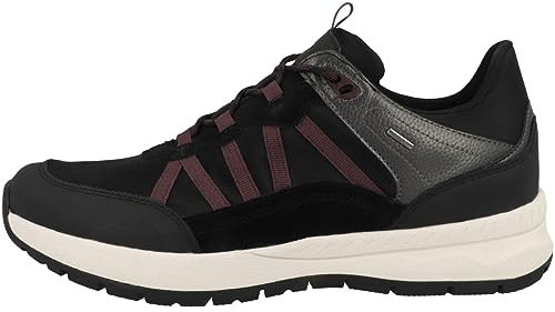 Geox D Braies B ABX B, Zapatillas Mujer, Negro, 38 EU