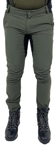 fratelliditalia.org Pantalone Pantaloni Elastici Slimfit da Caccia Uomo in Tessuto Stretch Idrorepellente Leggero