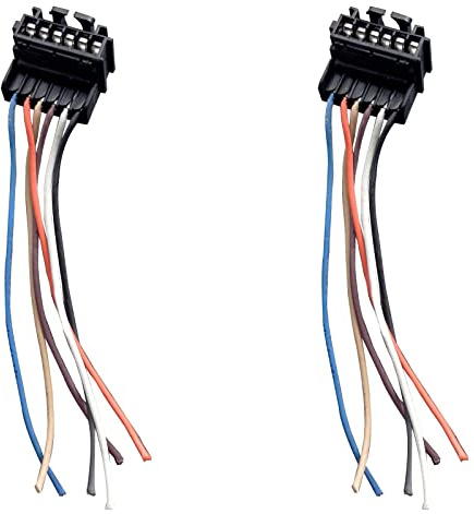 Partsline (Lot de 2) Kit Réparation Connectique de Faisceau Électrique pour Platine de Feu Arrière Gauche et Droit compatible avec Clio 2, Espace 3, Kangoo 1, Scénic 1, Logan