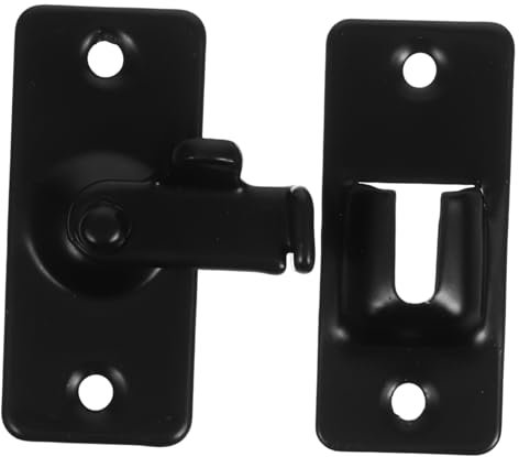 MUCKLILY 1ensemble Loquet De Porte à Degrés Verrouillage De Porte Coulissante Serrure De Sécurité Pour Fenêtres Modèle Pratique Et