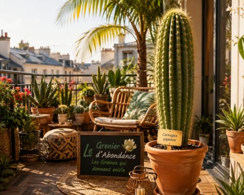 10 frön för sådd - den överflödiga vinden - CARNEGIEA GIGANTEA - Saguaro