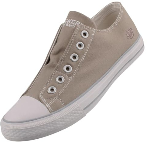 Dockers by Gerli Damen Canvas Sneaker Grau EU 38
