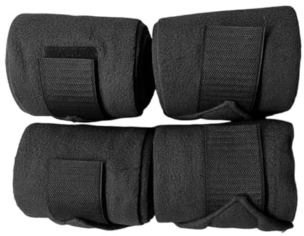Bendaggi per Gambe Di Cavallo | 4 Pezzi Protezioni per Arti Anteriori,Protezione Elastica 249 cm Materiale di fasciatura Equestri Morbidi per Equitazione Salto Camminare All'aperto