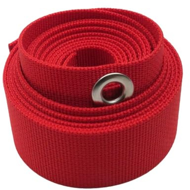 QSTDGVPW Cintura con Pesi per Immersioni, Cintura per Snorkeling, Sport Acquatici, Nylon Versatile, Larga 5 Cm, Imbracatura Resistente da 35 Cm, Rosso
