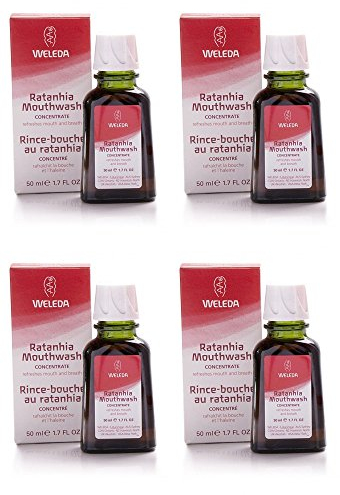 (4er BUNDLE) | Ratanhia Mouthwash | 50ml - Weleda