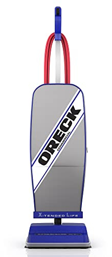 Oreck XL COMMERCIAL Upright Vacuum Cleaner, Bagged Professional Pro Grade, For Carpet and Hard Floor, XL2100RHS, Gray/Blue
