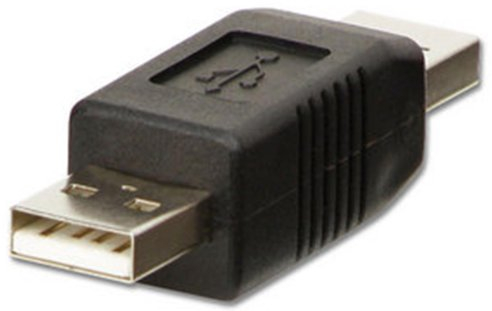 LINDY USB Adapter, USB A Male to A Male Gender Changer