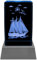 Kaltner Präsente Stimmungslicht LED Kerze/Kristall Glasblock / 3D-Laser-Gravur/Schiff Segelschiff/Meer Urlaub Urlaubserinnerung Maritim