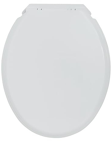 Wirquin 20718747 FIRST universell form termoplastisk toalettsits, bottenfixering, mjuk stängning